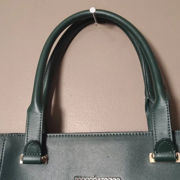 Roccobarocco Dark Green Tote Purse - Picture 5 of 9